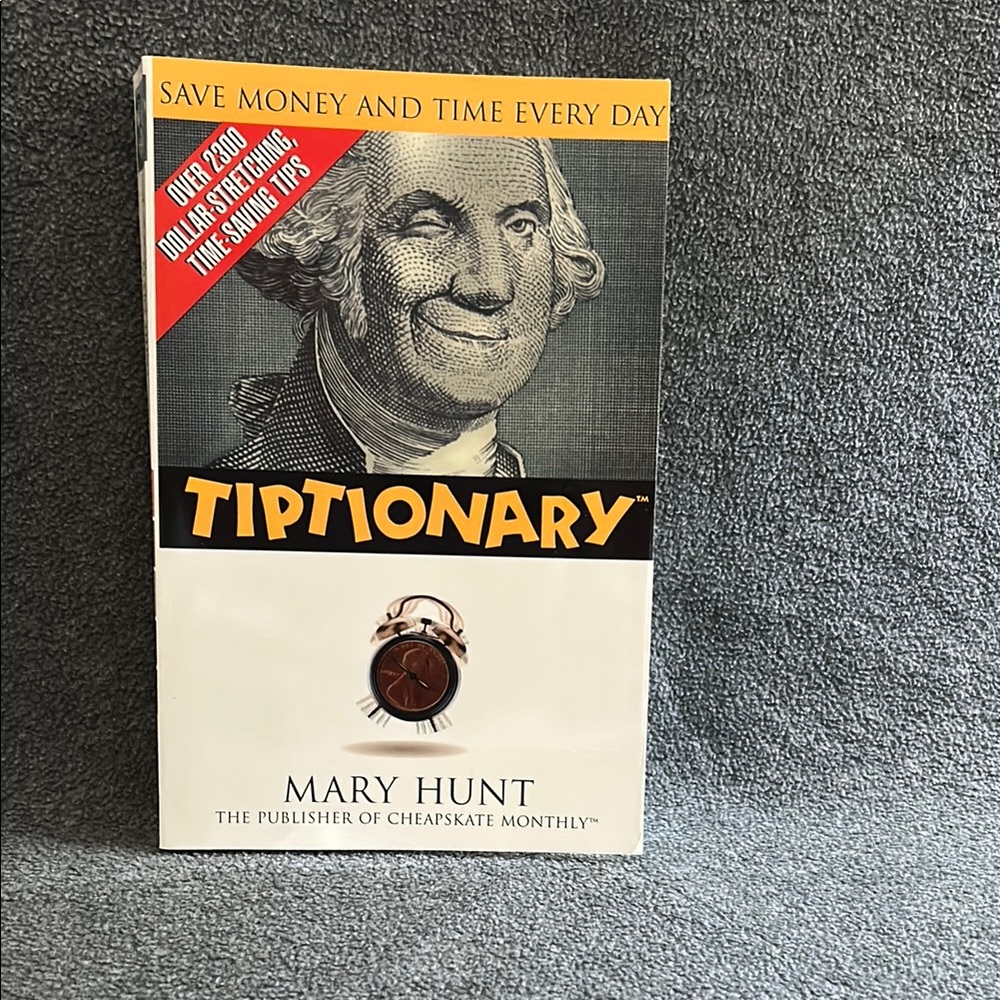Tiptionary by Mary Hunt - White and Black Cover